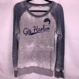 Gig Harbor Burnout Long SLeeve Graphic T-shirt